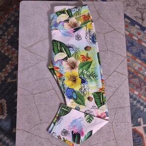 Athleta Tropical Print Leggings